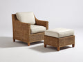Polyrattan Gartensessel 86x80x92 cm - braun-beige - natürlicher Stil für Garten und Terrasse
