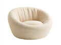 Sessel aus Stoff 90 x 85 x 75 cm - Creme - modern für Wohnzimmer